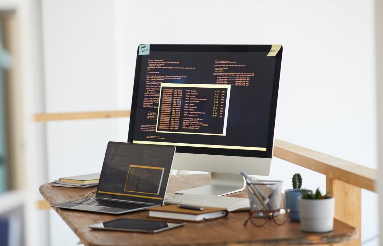 nextjs code laptop